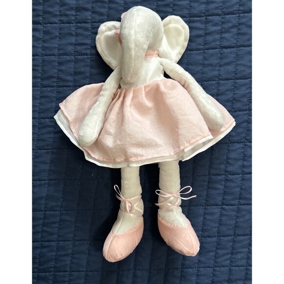 Baby Ganz Elephant Pink Ballerina Tutu Plush Stuffed Animal 13” - Picture 8 of 12